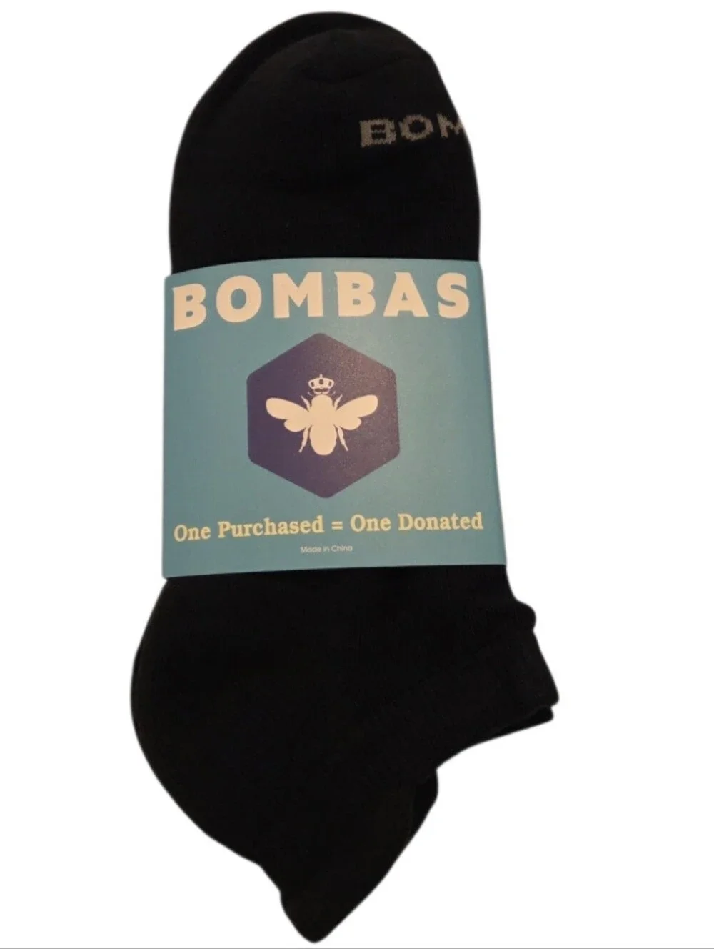 Bombas Large Ankle Socks Black & Red 5 Pair BNWT Unisex Honeycomb Arch Support
